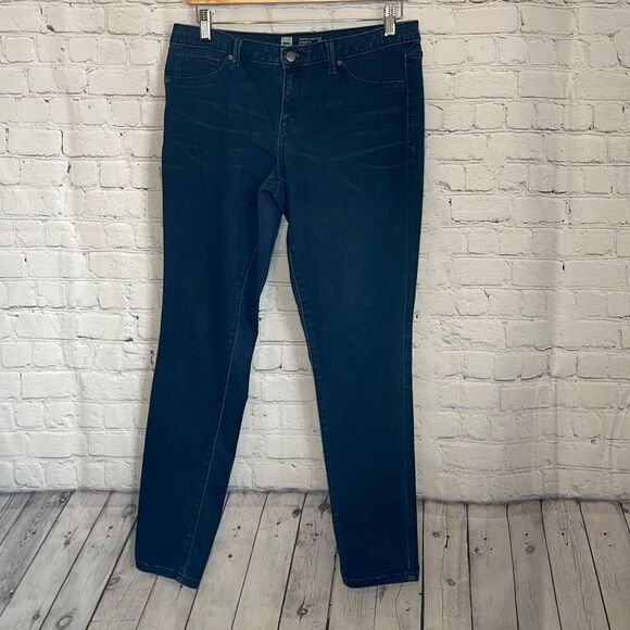 Mossimo Women’s Dark Wash Denim Legging size 10 - Picture 1 of 5
